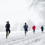 running en laponie sur neige glace et lac gele finlande 2021 2022
